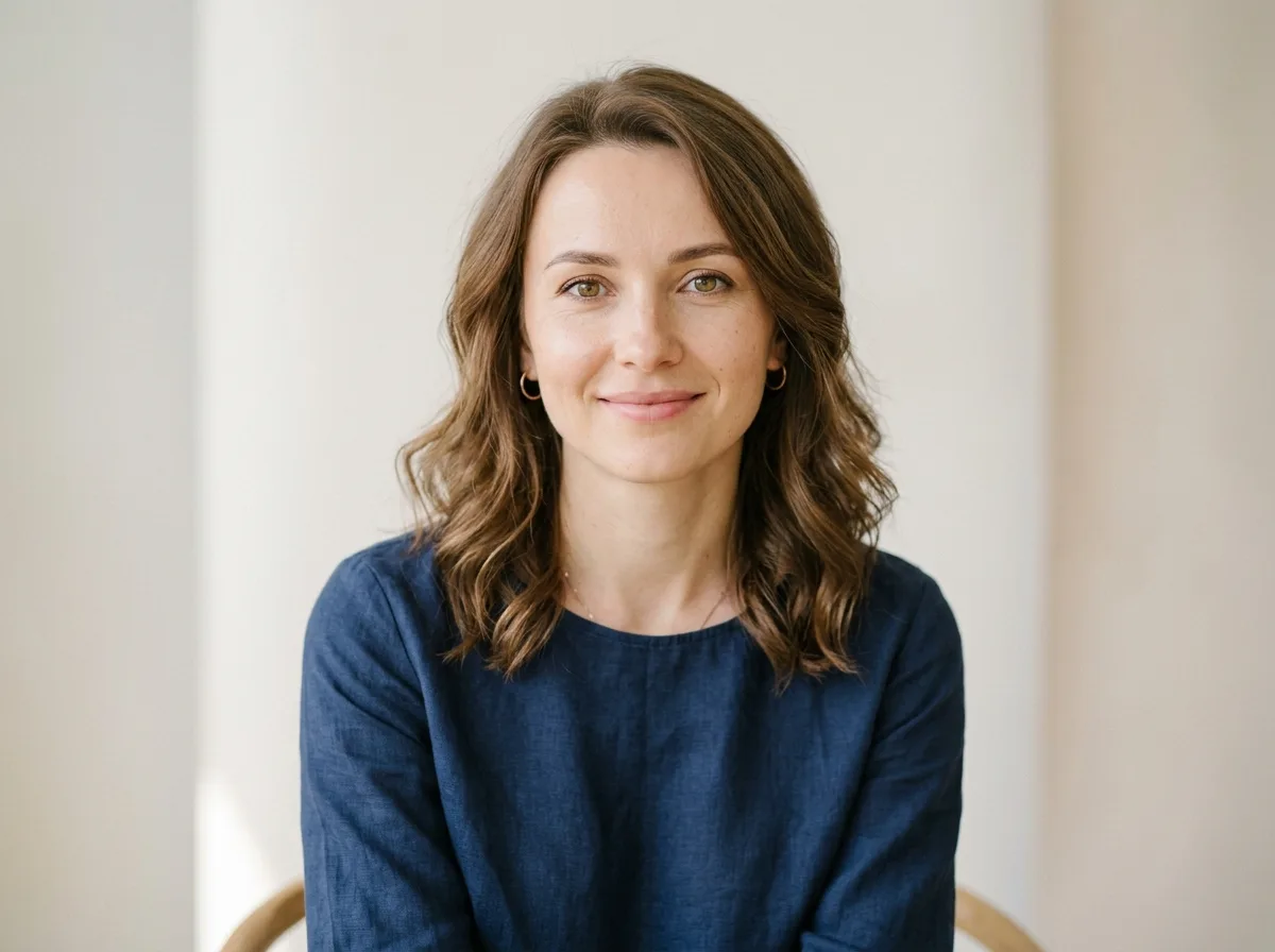Аватар молодой женщины, Оксана М., 29 лет, светлый фон, спокойное выражение